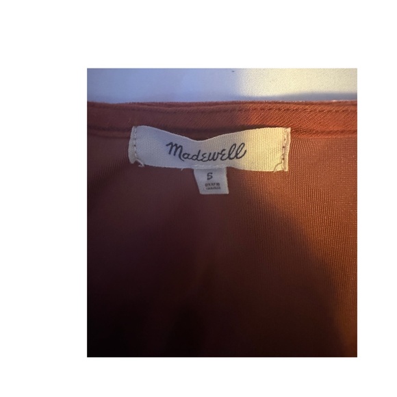 MADEWELL VELVET WRAP LONG SLEEVE BODY SUIT - Picture 3 of 3